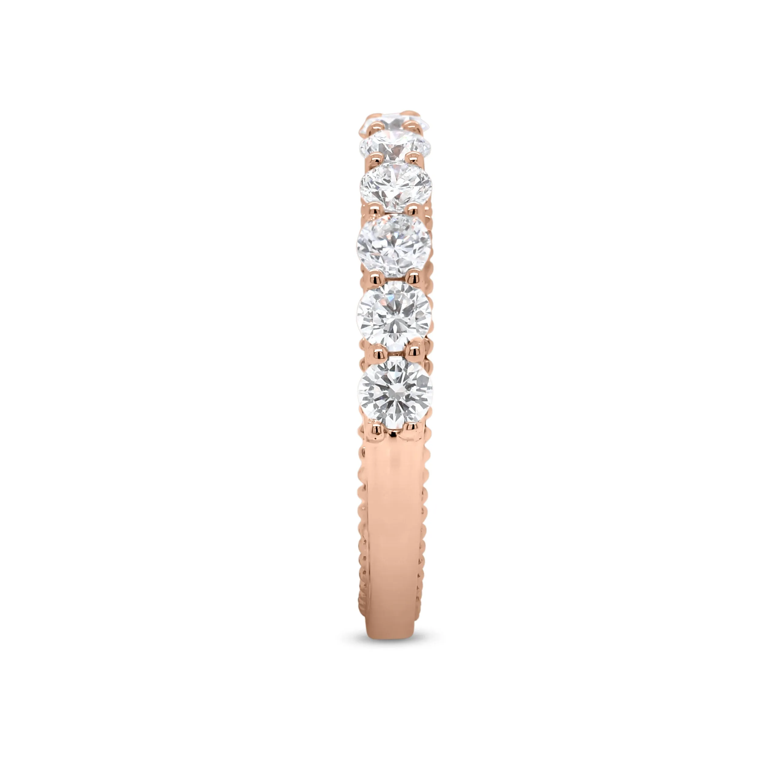 Diamond Two-Tone Gold Wedding Band