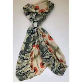 Fall Garden Cotton Scarf