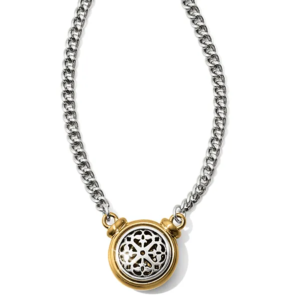 Ferrara Two Tone Short Necklace JM1072