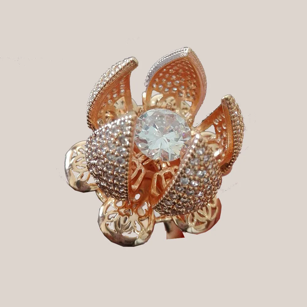 Flower Bloom Ring- A symbol of timeless commitment love & affection