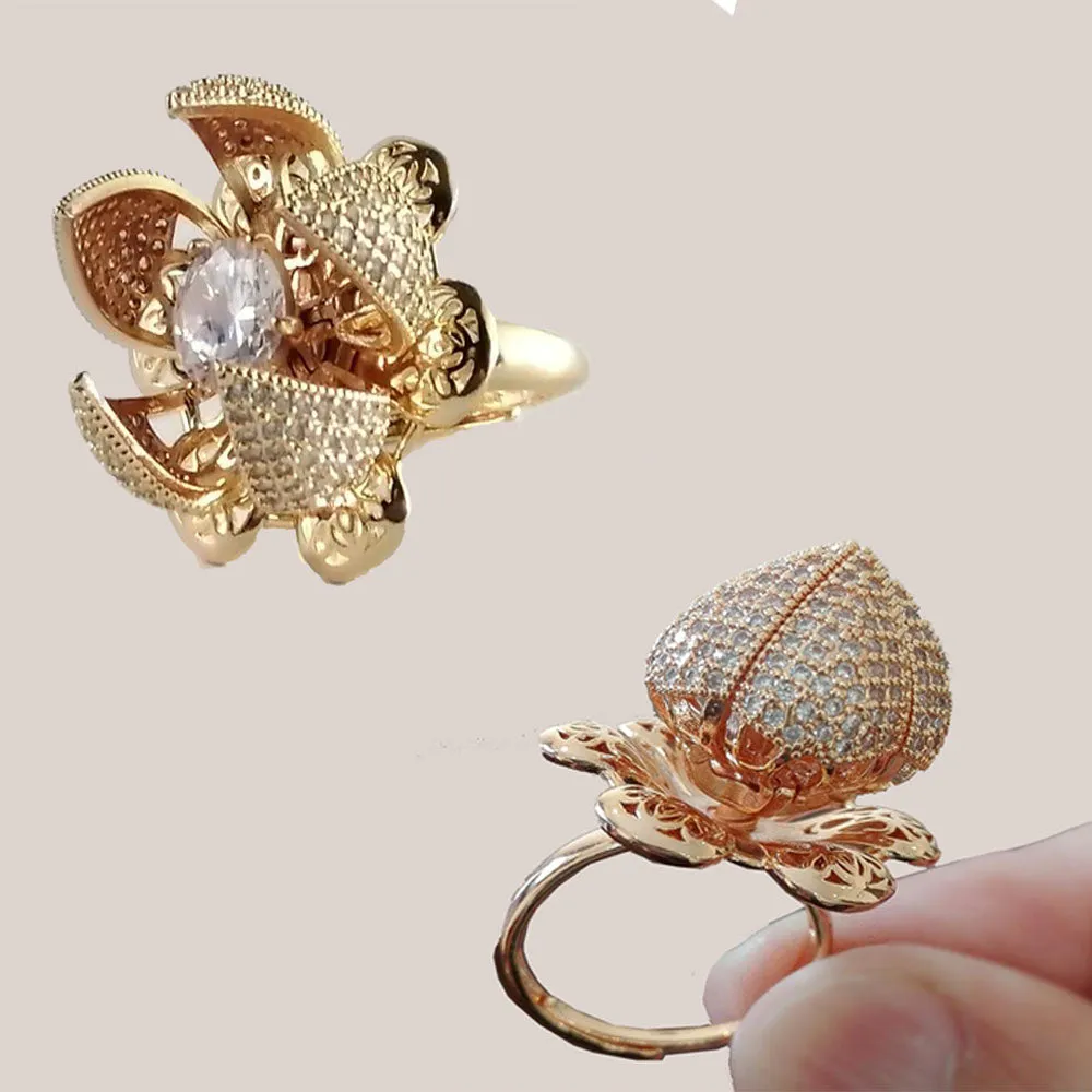 Flower Bloom Ring- A symbol of timeless commitment love & affection