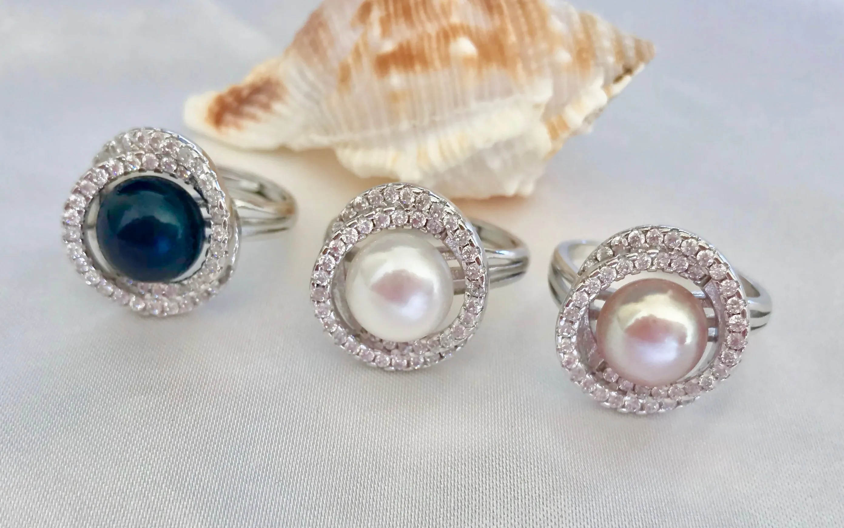 Freshwater Pearl Adjustable Ring