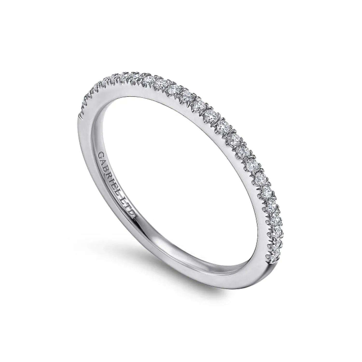 Gabriel & Co. "Genoa" Diamond Wedding Band