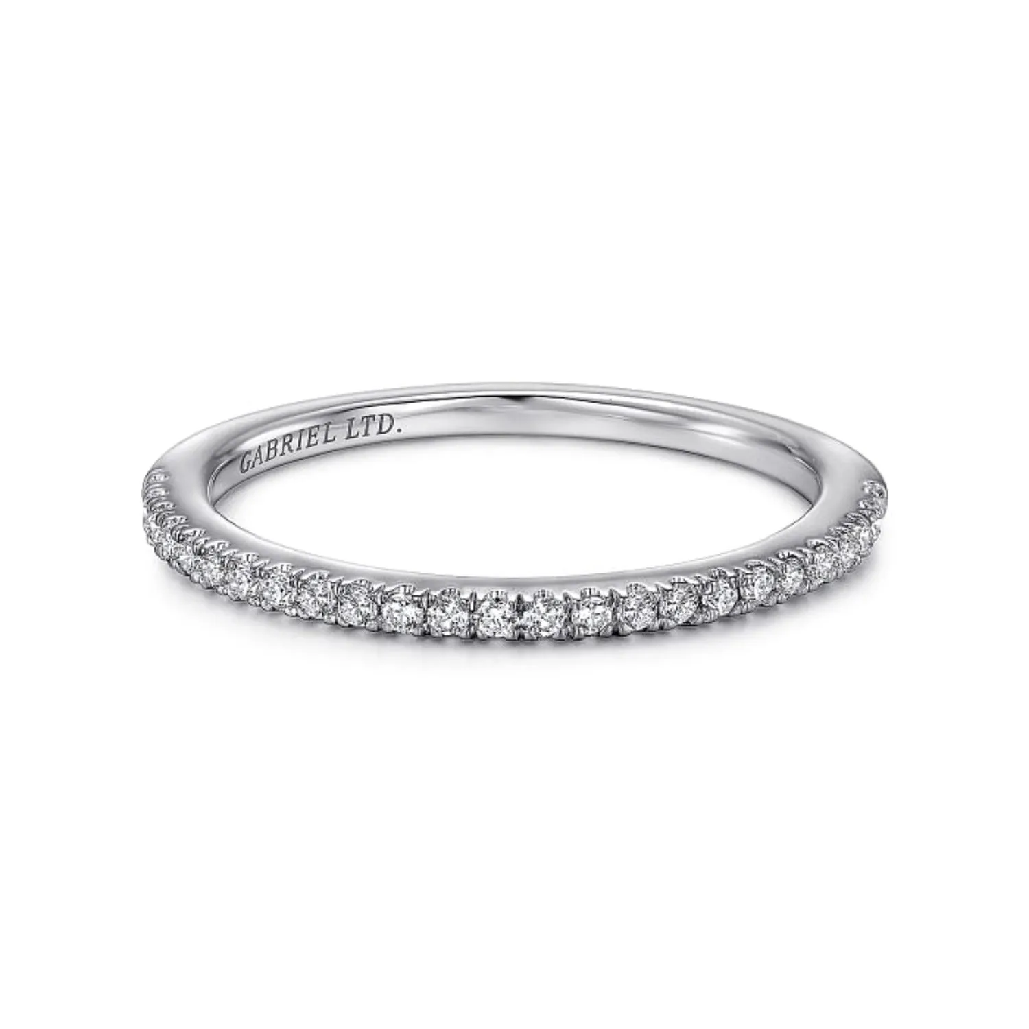 Gabriel & Co. "Genoa" Diamond Wedding Band