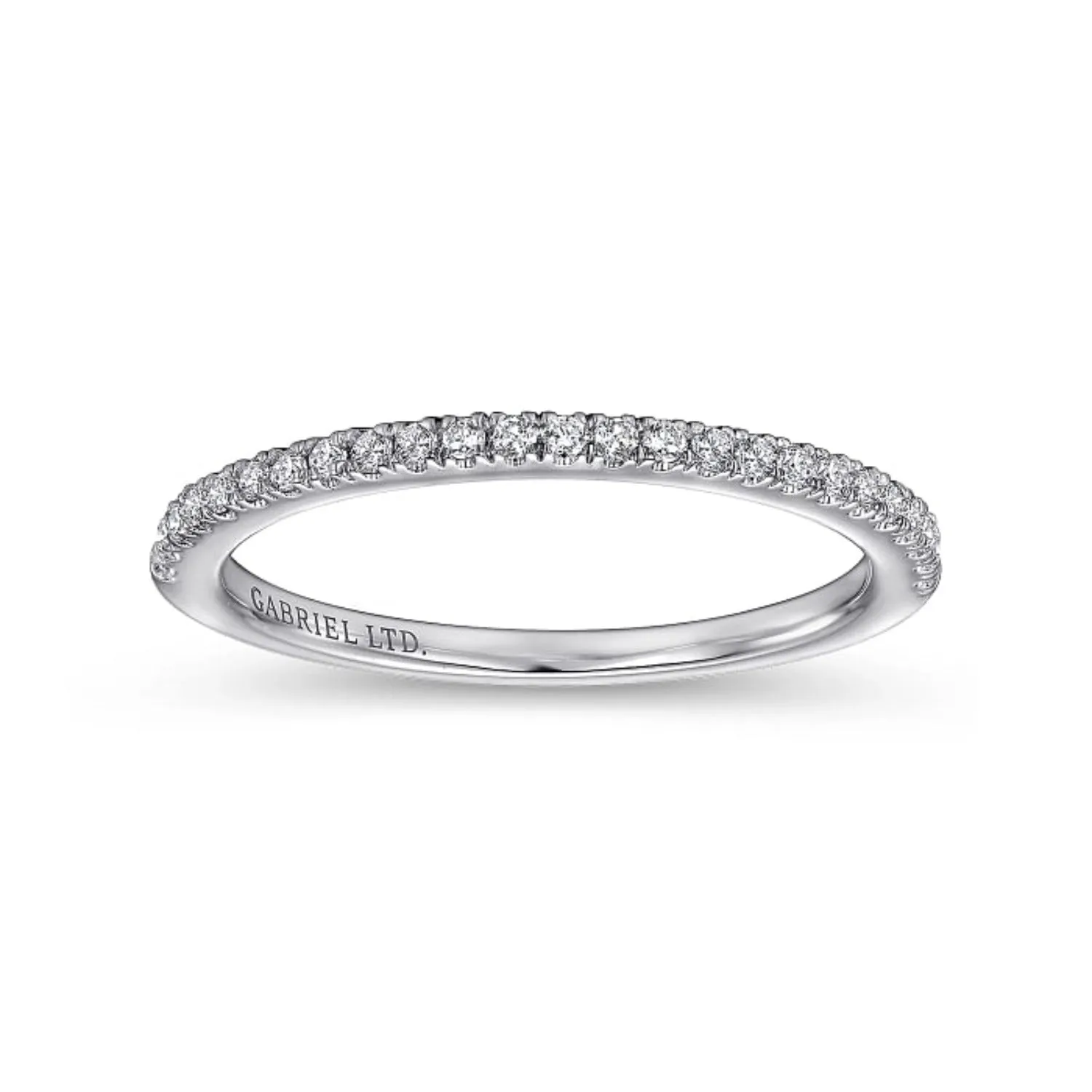 Gabriel & Co. "Genoa" Diamond Wedding Band