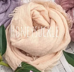 Gauze Scarf in Honeysuckle