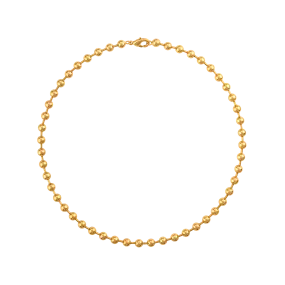 Gold Ball Beaded Necklace