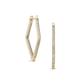 Gold Edge Hoops