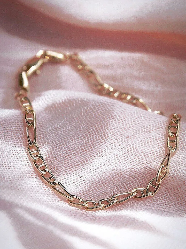 Gold Filled Figucci Chain Bracelet