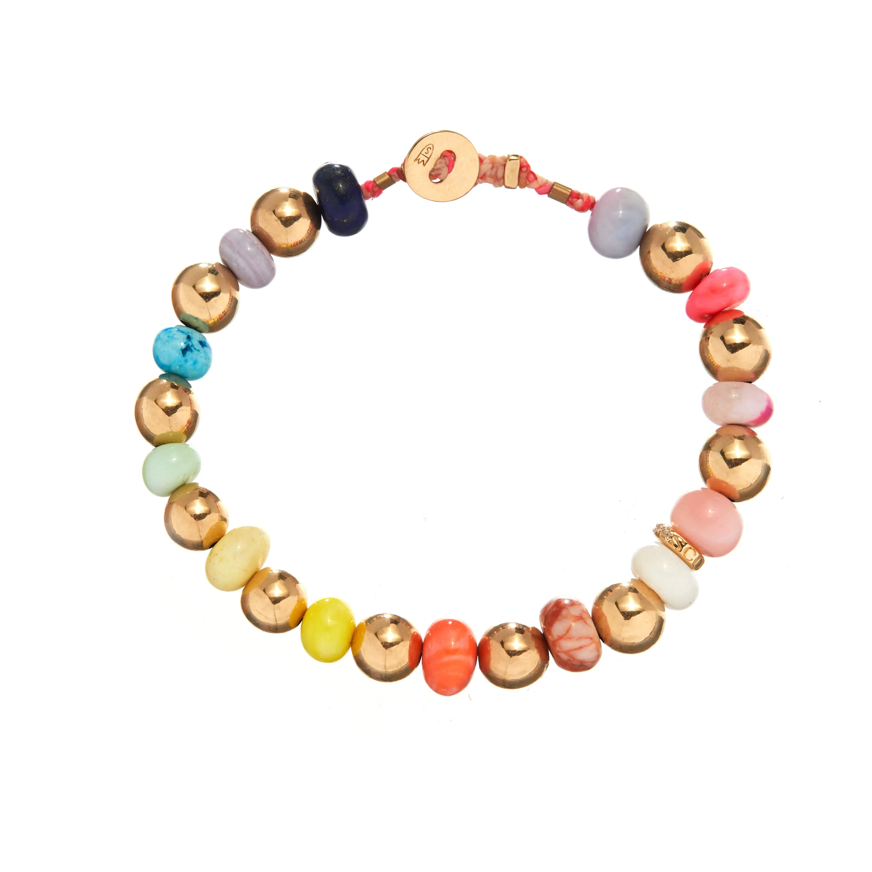 Golden Sherbet Gems Bracelet