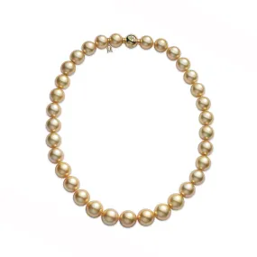 Golden South Sea Cultured Pearl Strand Necklace