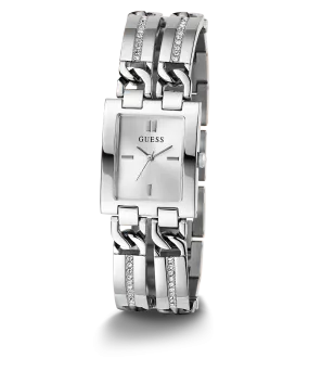 GUESS Ladies Silver Tone Analog Watch