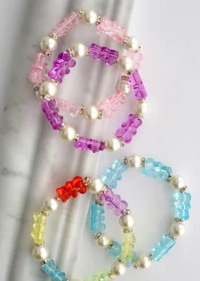 Gummy Bear & Pearl Bracelet