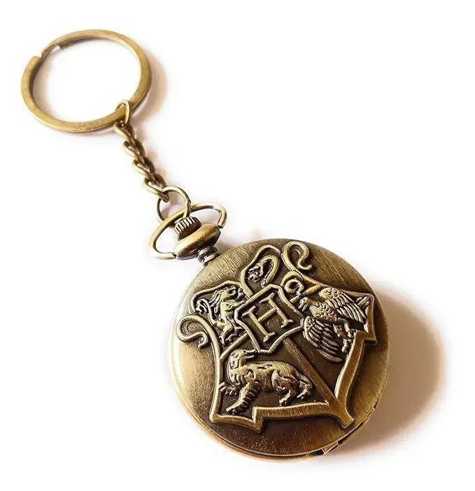 Harry Potter Hogwarts Antique Vintage Keychain