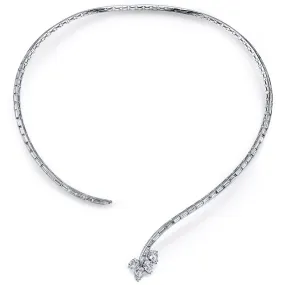 Helen Fancy Cut and Baguette Diamond Necklace