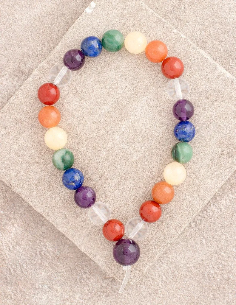 High Energy Chakra Wrist Mala