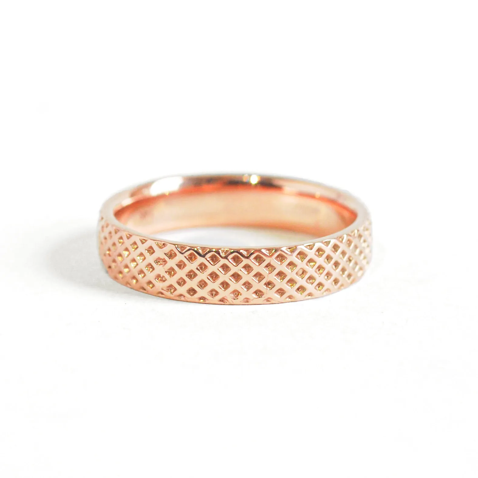 Honeycomb Wedding Ring