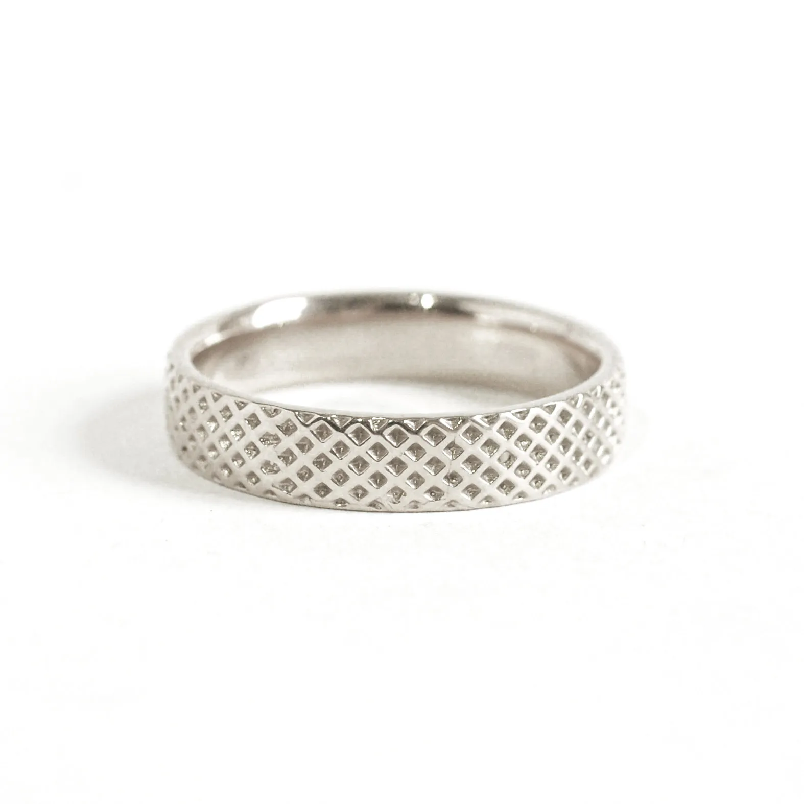 Honeycomb Wedding Ring