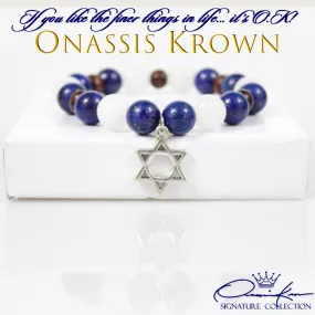 Jewish Star of David Bead Bracelet