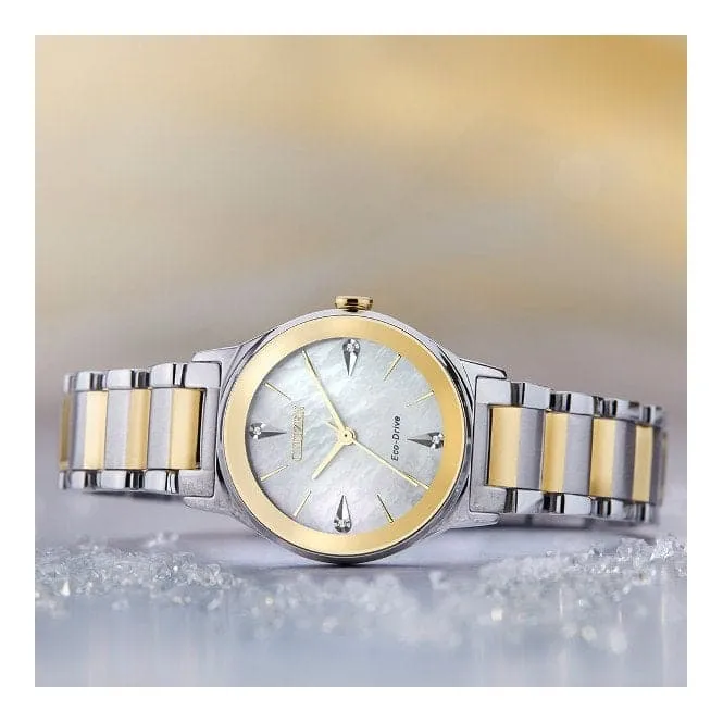 Ladies Bracelet Dress Stainless Steel Watch EM0734-56D