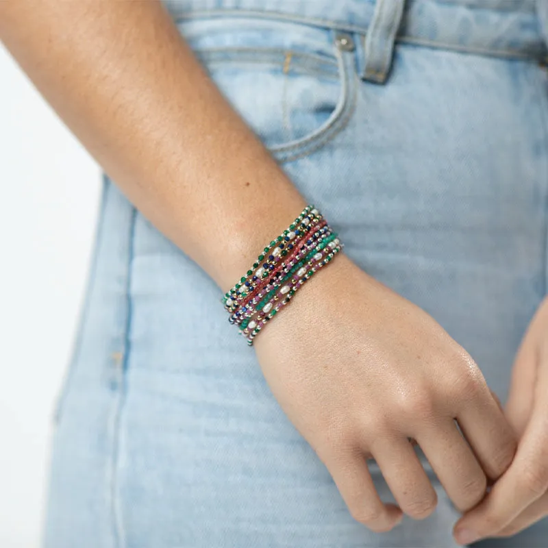 LAPIS BEAD BRACELET