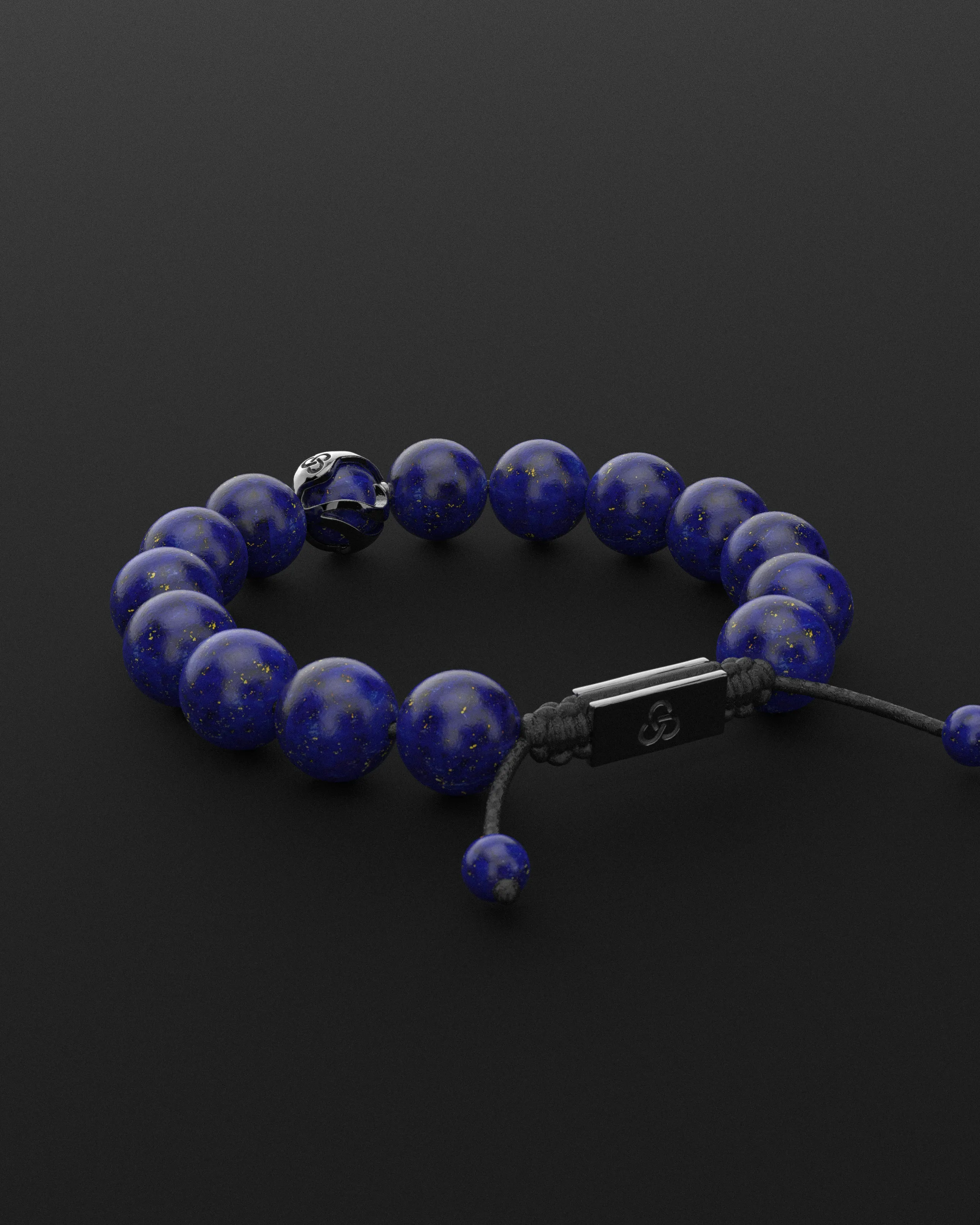 Lapis Lazuli Bracelet 12mm | Waves by Seekers Men's Jewelry