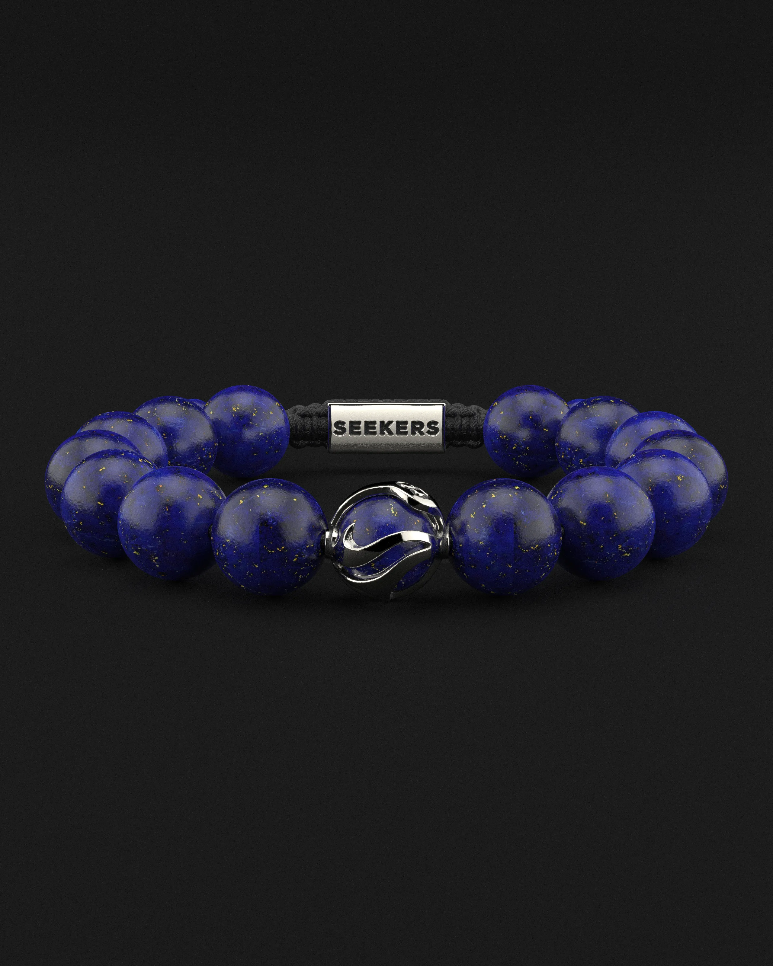 Lapis Lazuli Bracelet 12mm | Waves by Seekers Men's Jewelry