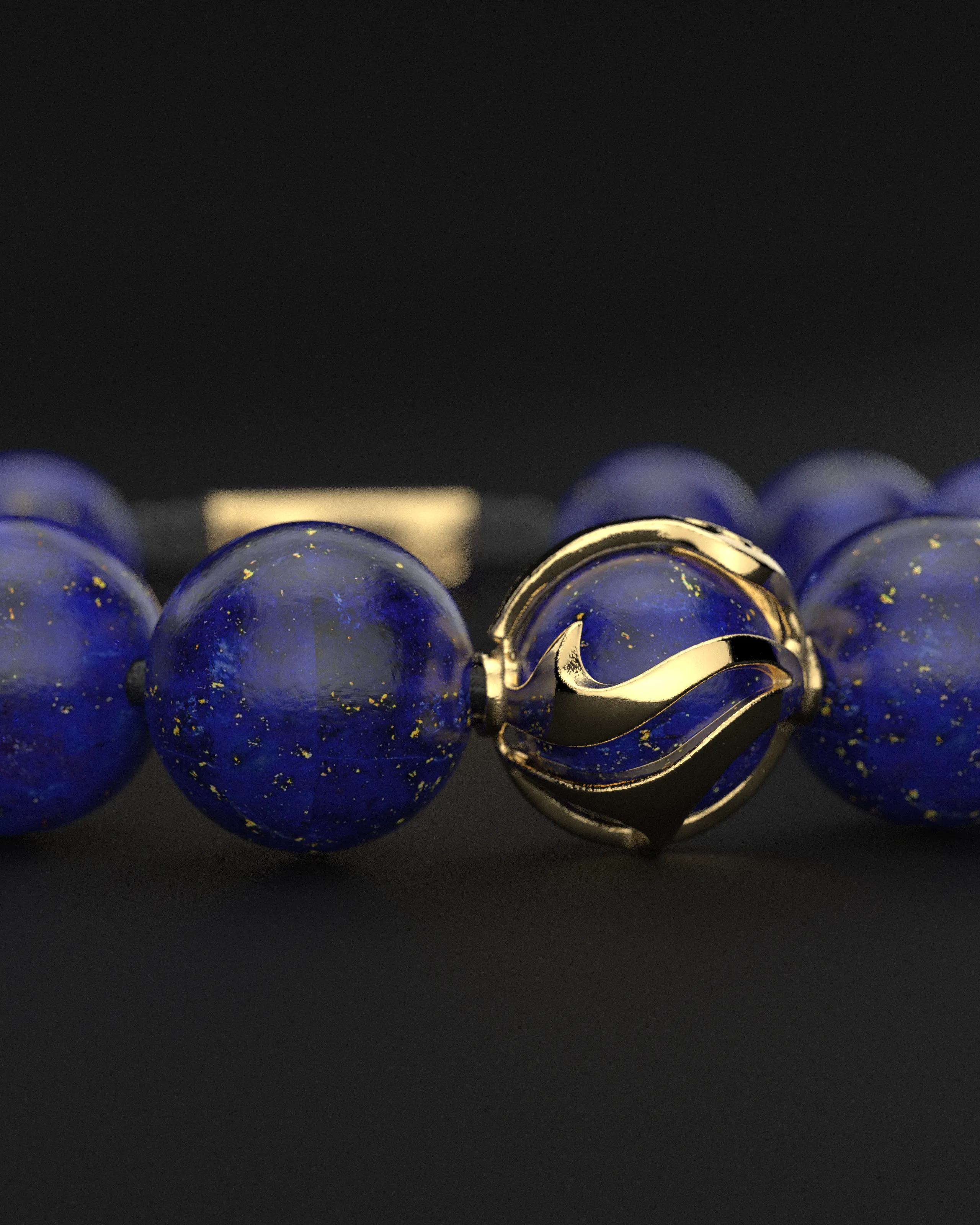 Lapis Lazuli Bracelet 12mm | Waves by Seekers Men's Jewelry