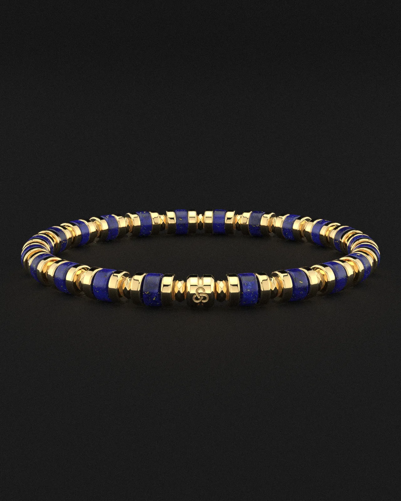 Lapis Lazuli Bracelet 6mm | Spacer by Seekers Men's Jewelry