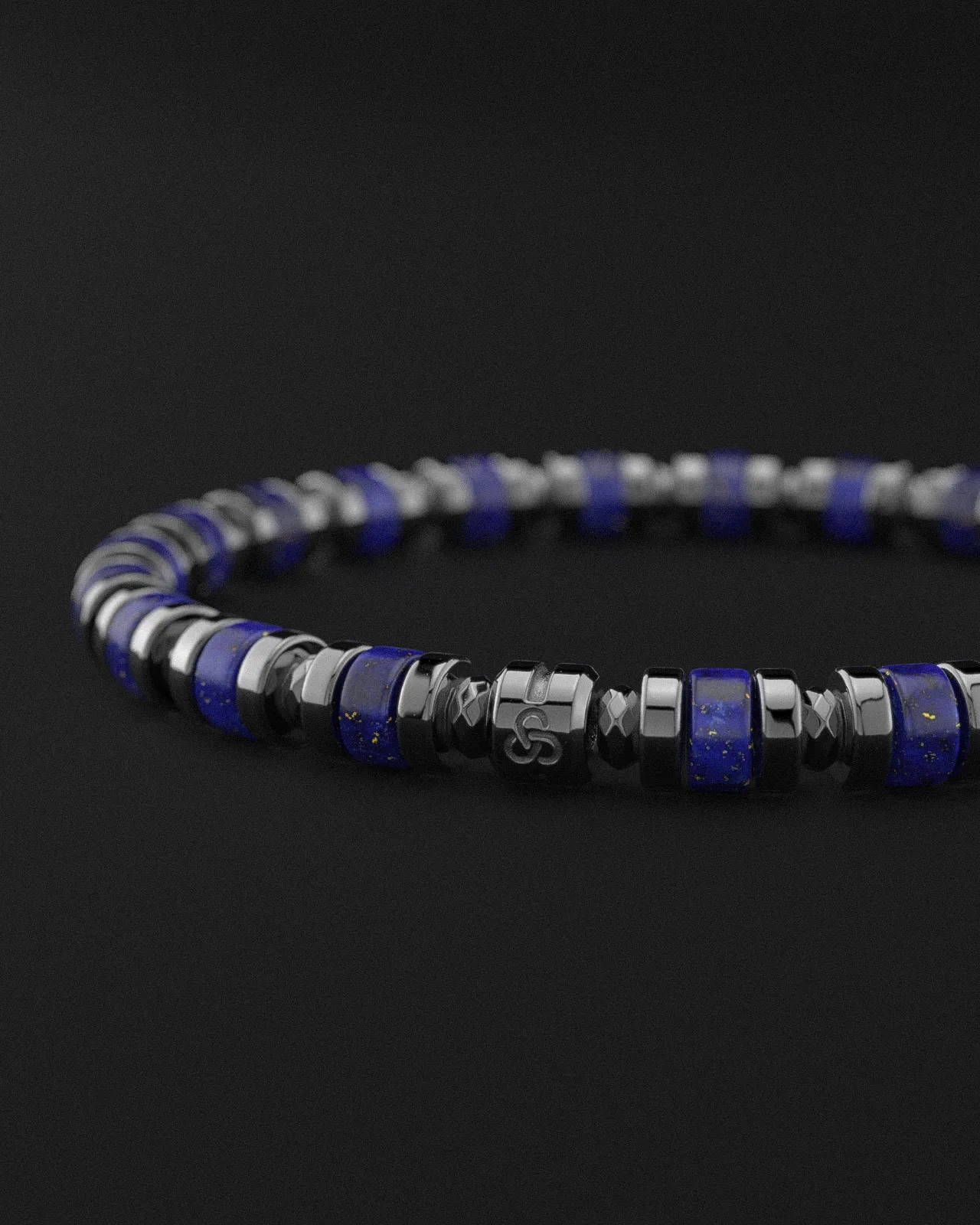 Lapis Lazuli Bracelet 6mm | Spacer by Seekers Men's Jewelry