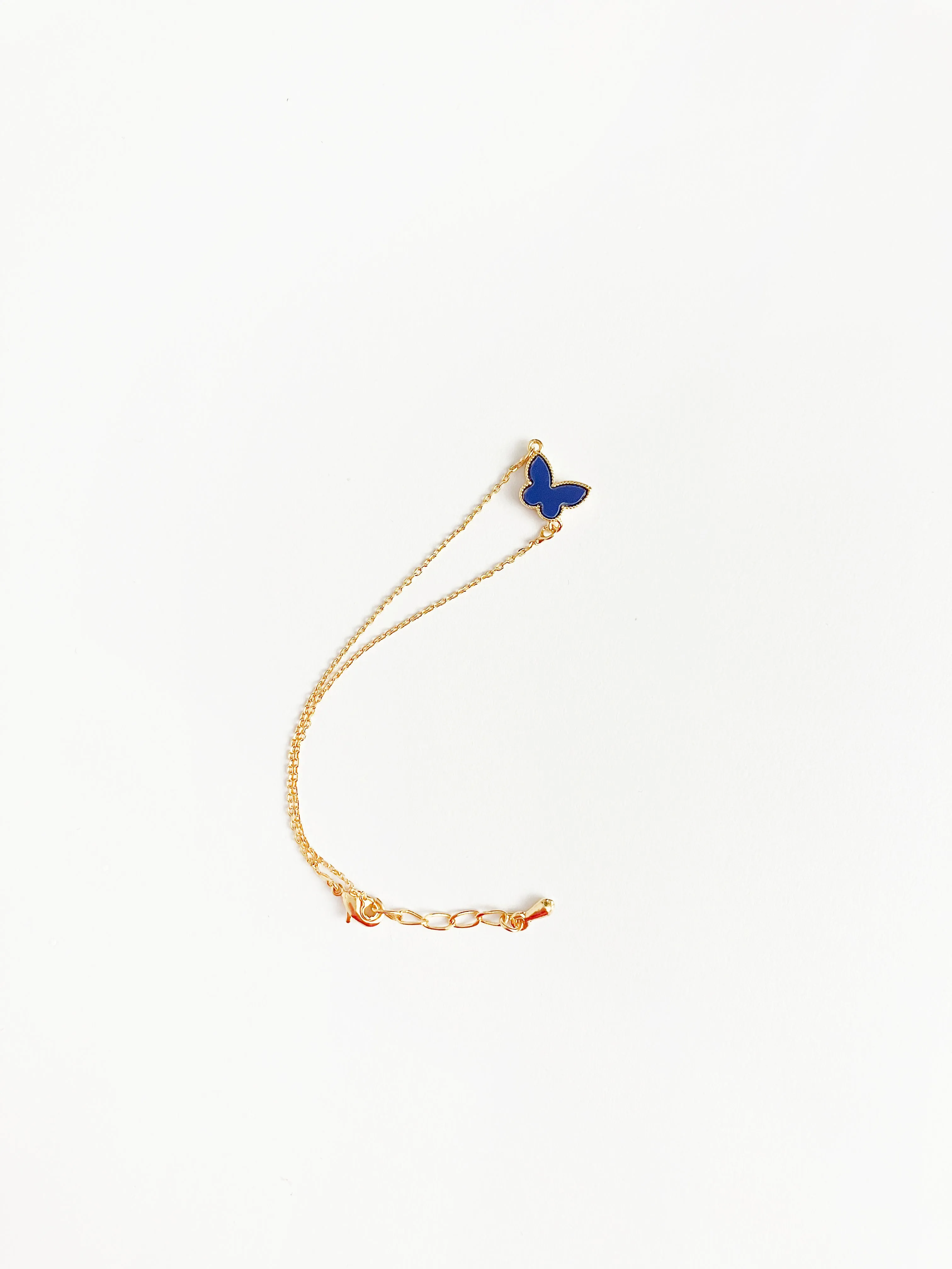 Lapis Lazuli Mini Butterfly Adjustable Bracelet