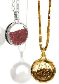 Large Ruby Diamond Dust Charm