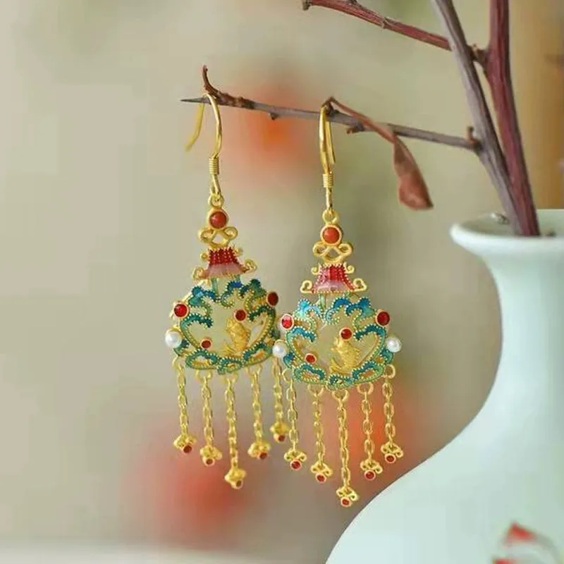 Leaping Fish 鱼跃 Earrings