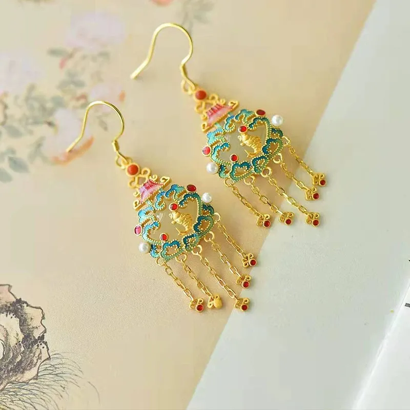 Leaping Fish 鱼跃 Earrings