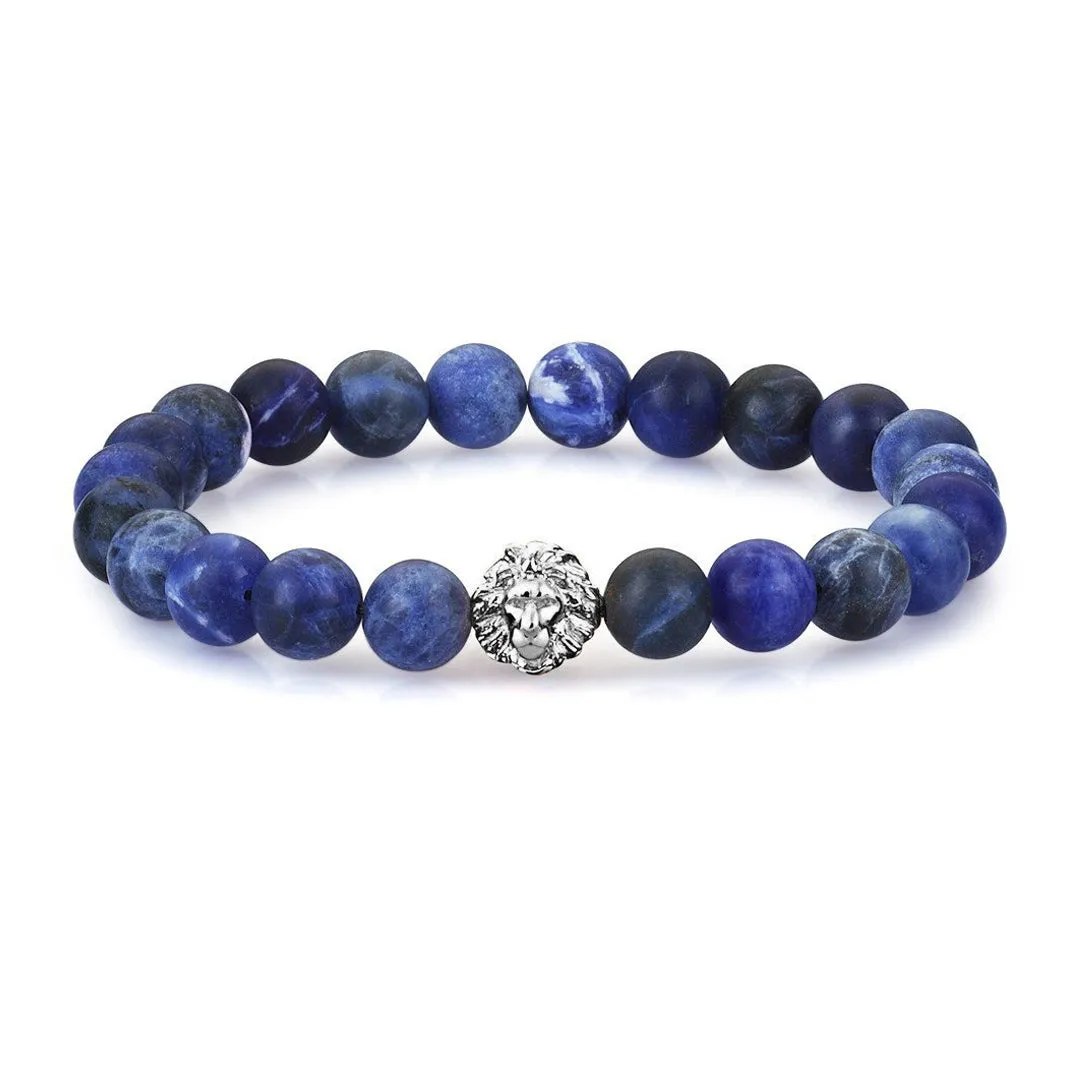 Leo Zenith Beaded Bracelets - Solid Silver