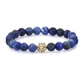 Leo Zenith Beaded Bracelets - Solid Silver