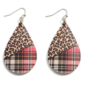 Leopard & Plaid Holiday Earrings