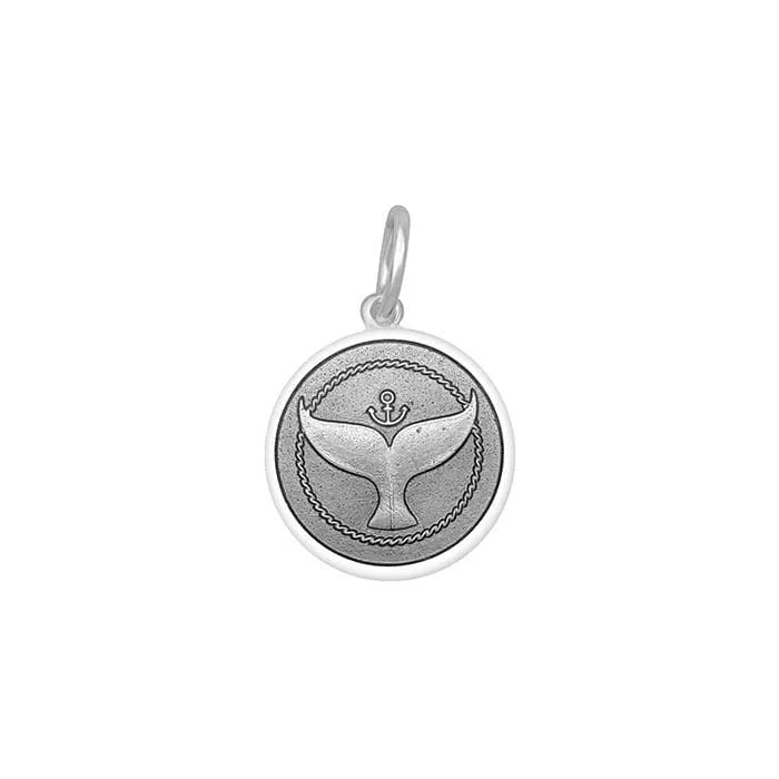 LOLA Whale Tail Pendant - Pewter