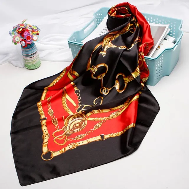 Luxury Square Muslimah Silk Hijab