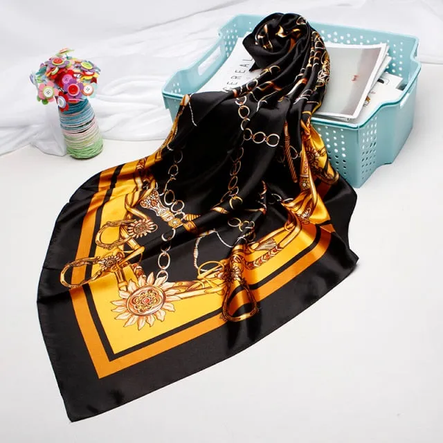 Luxury Square Muslimah Silk Hijab