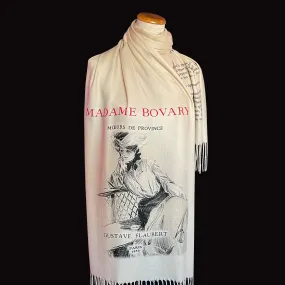 Madame Bovary by Gustave Flaubert Scarf (French version). French Literature, Bookish Gift, Book Scarf, Bookworm Gift, Literary Gift.