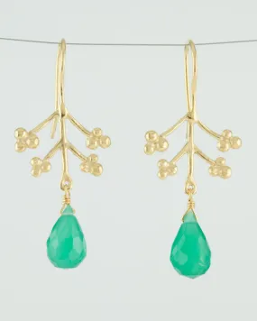 Mai Blossom Gemstone Drop Earrings