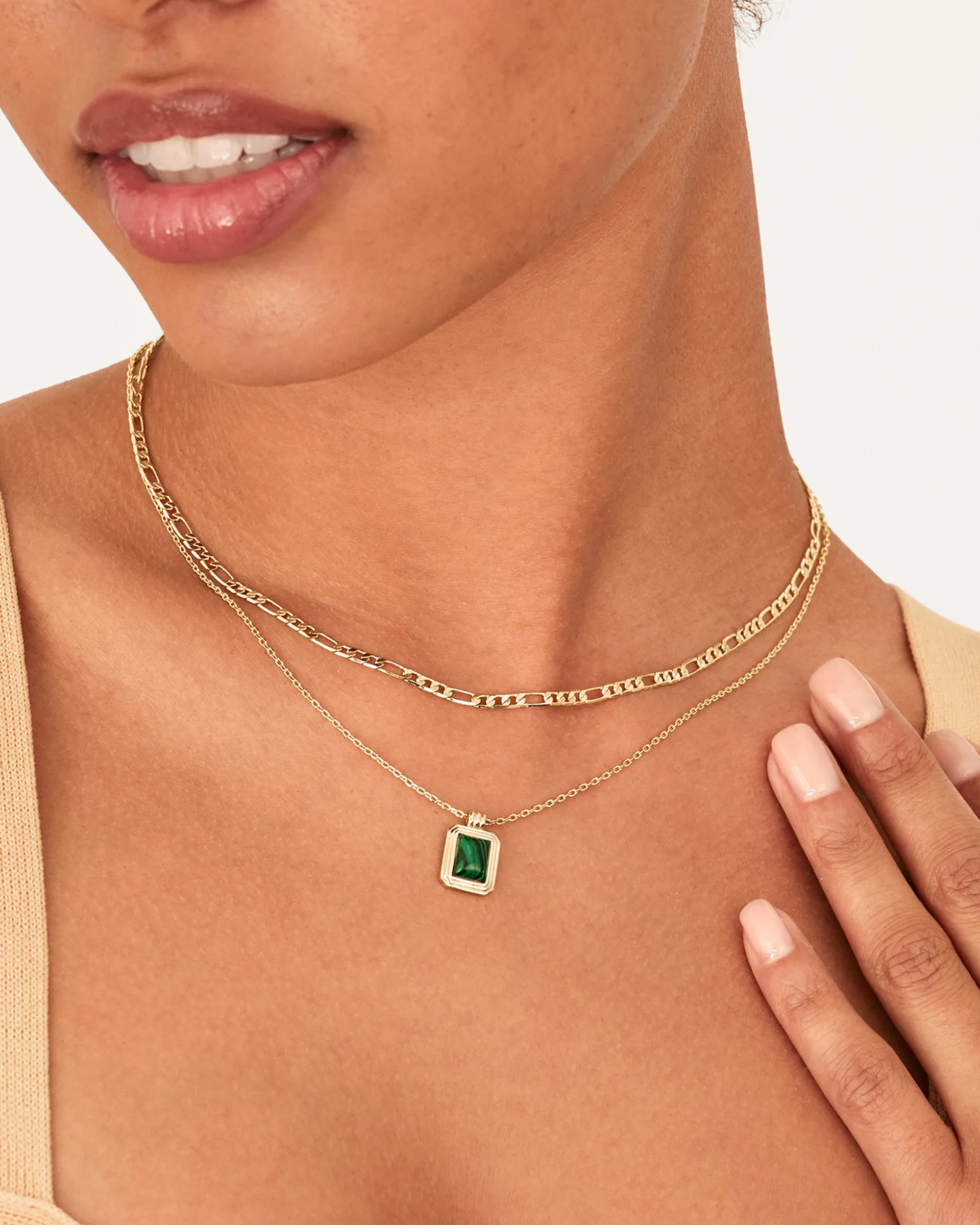 Malachite Layered Necklace