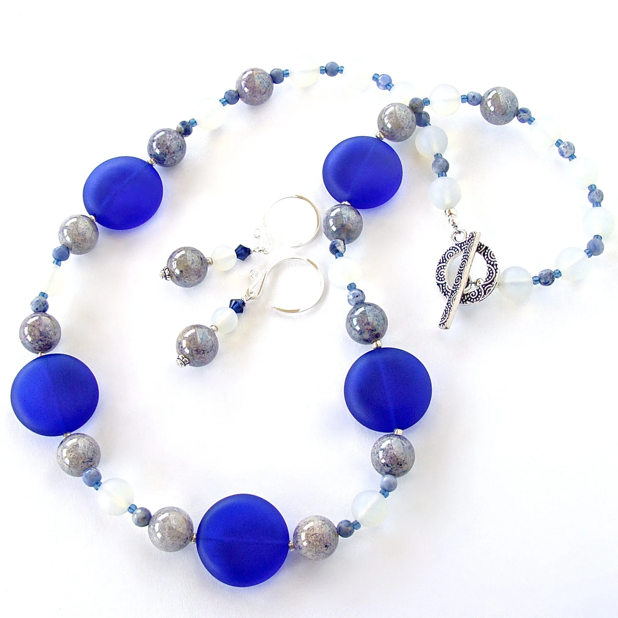 Maris: Cobalt Blue Necklace Set