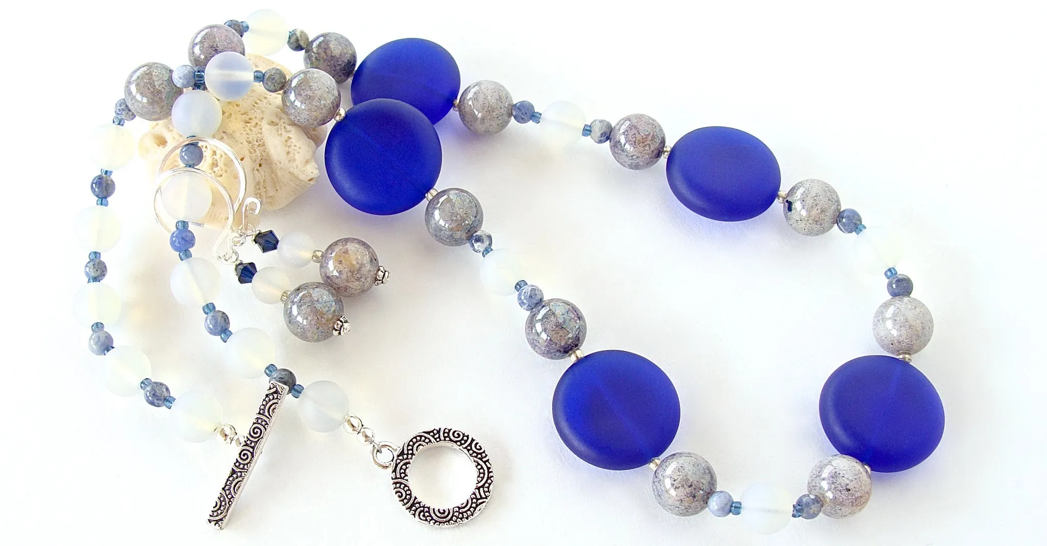 Maris: Cobalt Blue Necklace Set