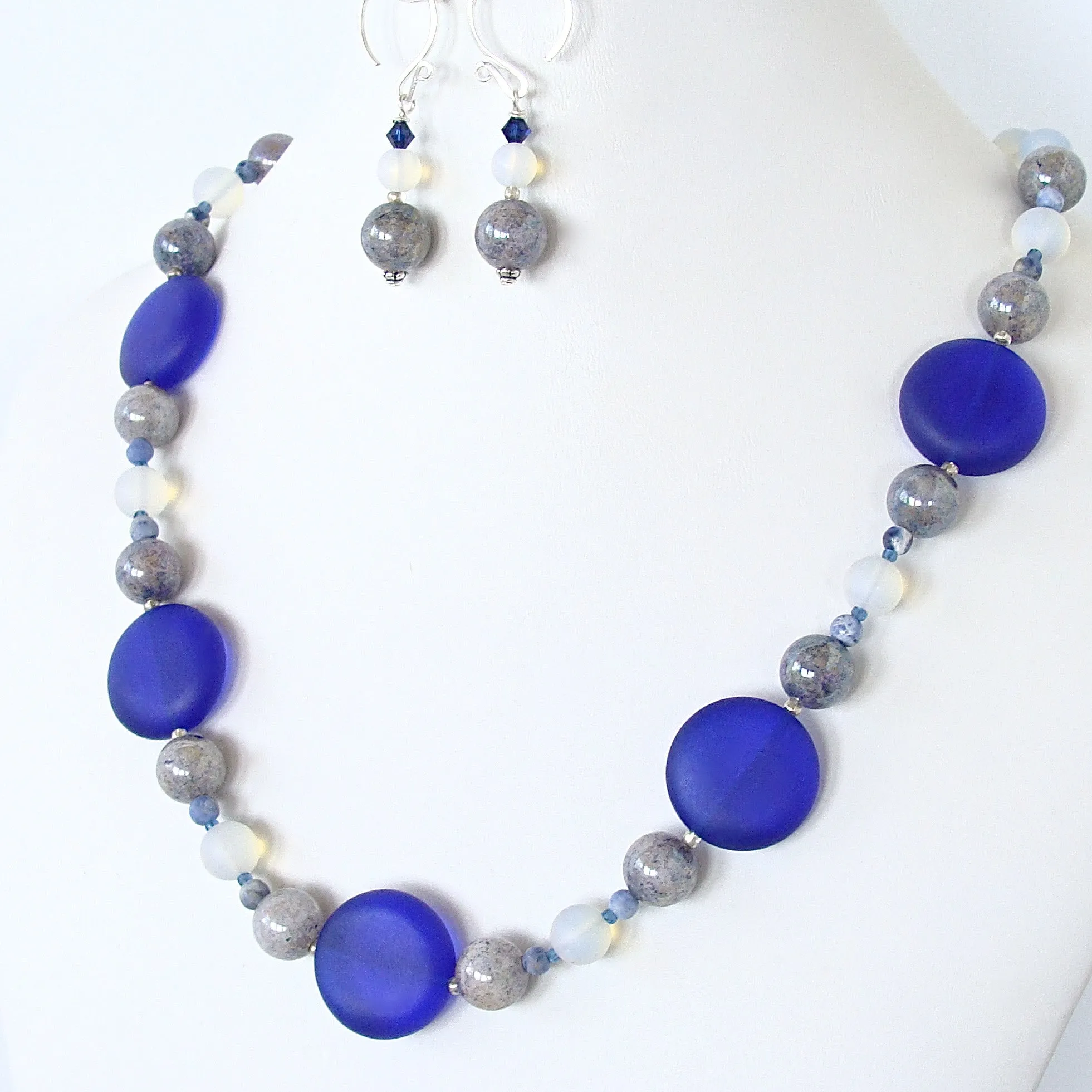 Maris: Cobalt Blue Necklace Set