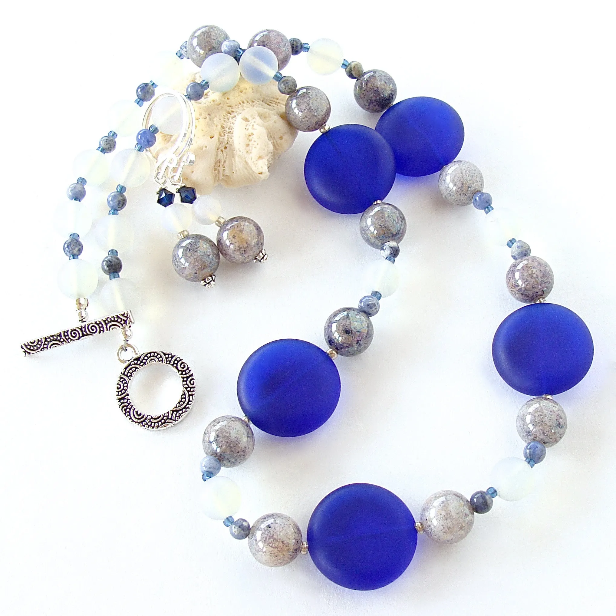 Maris: Cobalt Blue Necklace Set