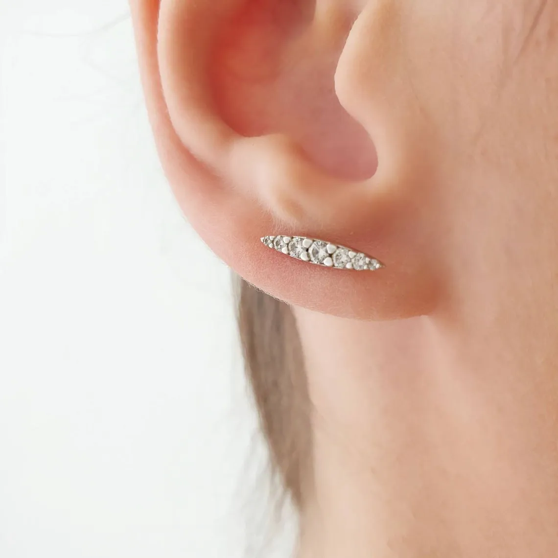 Marquise diamond earrings