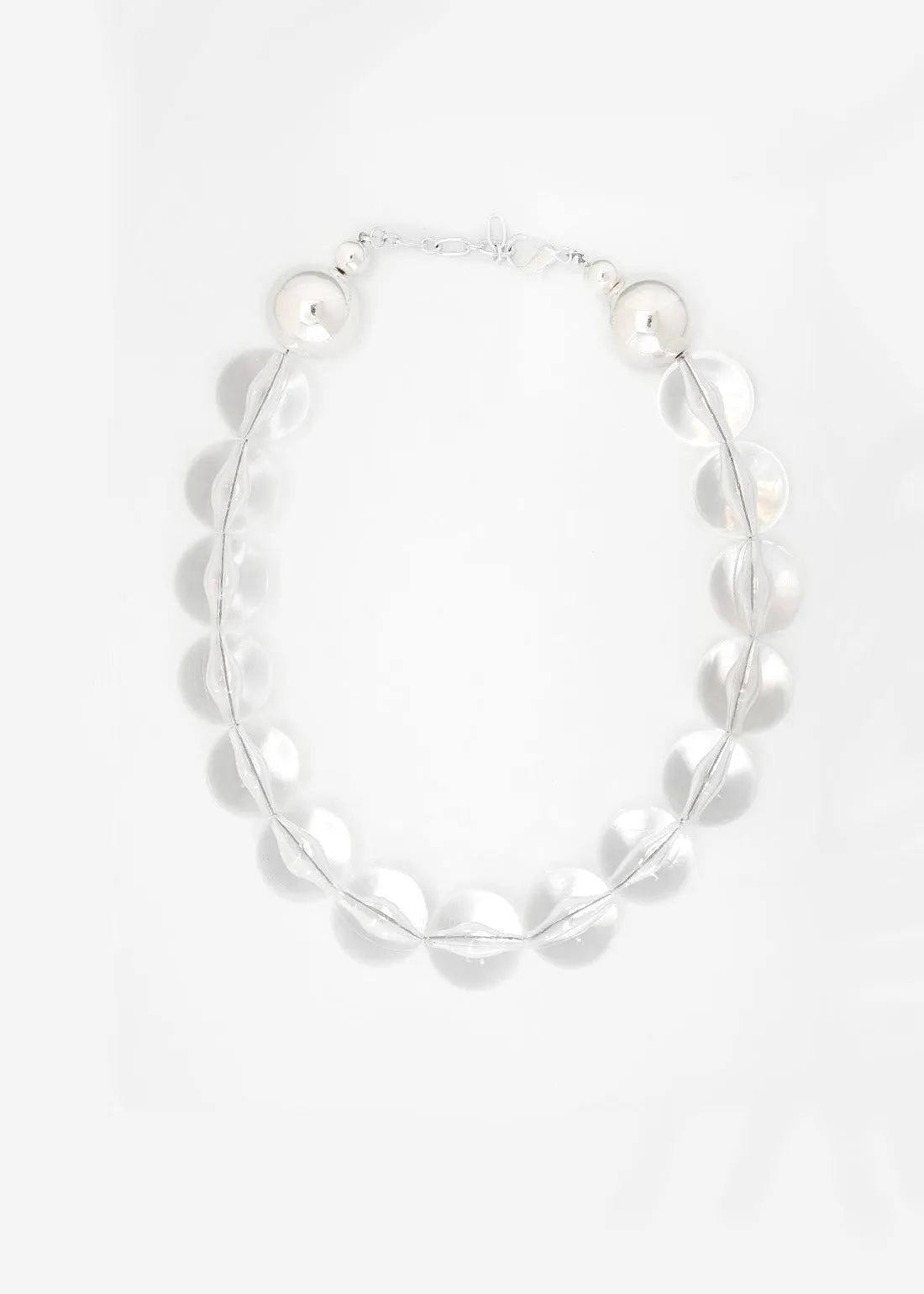 Merx - Clear Beaded Necklace