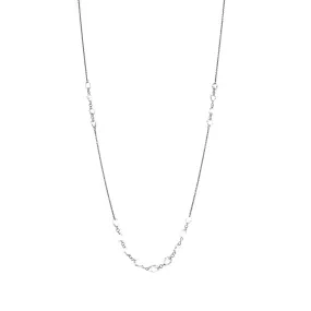 Mixed Shape Double Drilled Rose Cut Diamond Chain